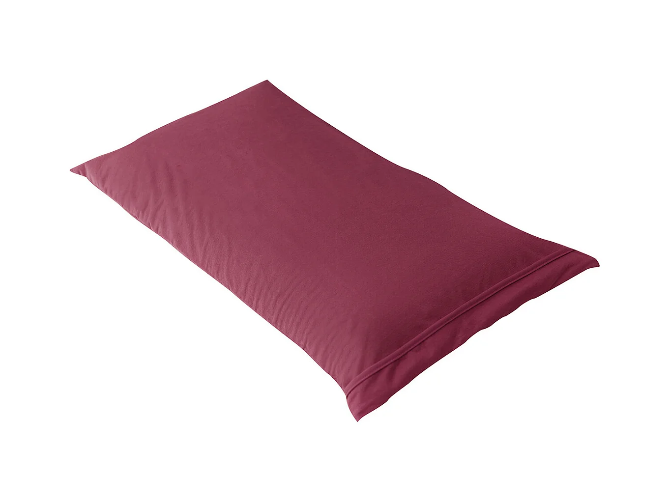 FRESH - Taie d'Oreiller 65x65cm Bordeaux Imperméable et Respirante