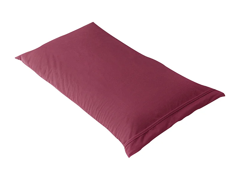 FRESH - Taie d'Oreiller 65x65cm Bordeaux Imperméable et Respirante