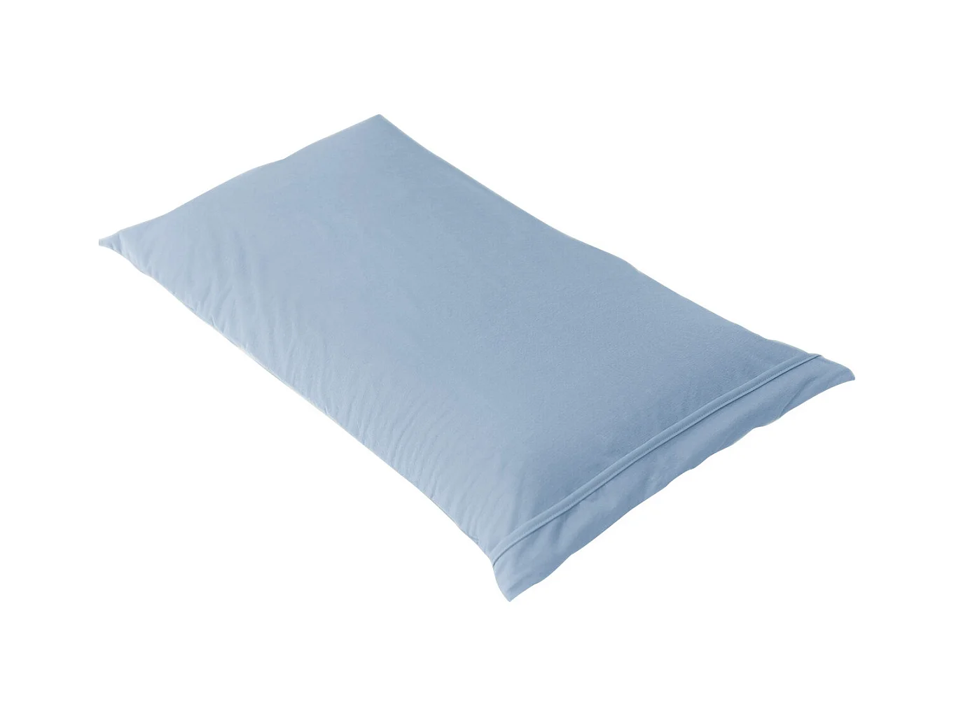 FRESH - Taie d'Oreiller 60x60cm Bleu Ciel Imperméable et Respirante