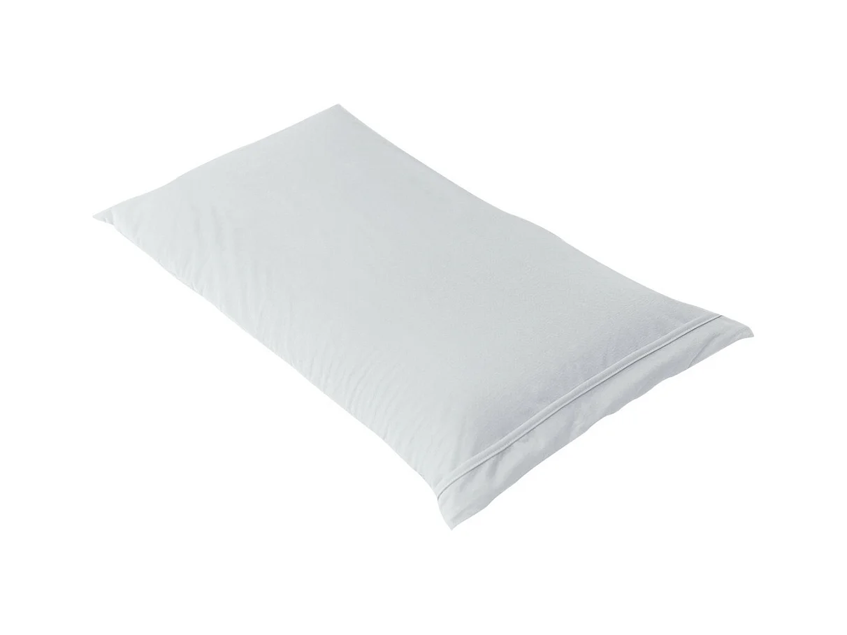 FRESH - Taie d'Oreiller 65x65cm Blanche Imperméable et Respirante