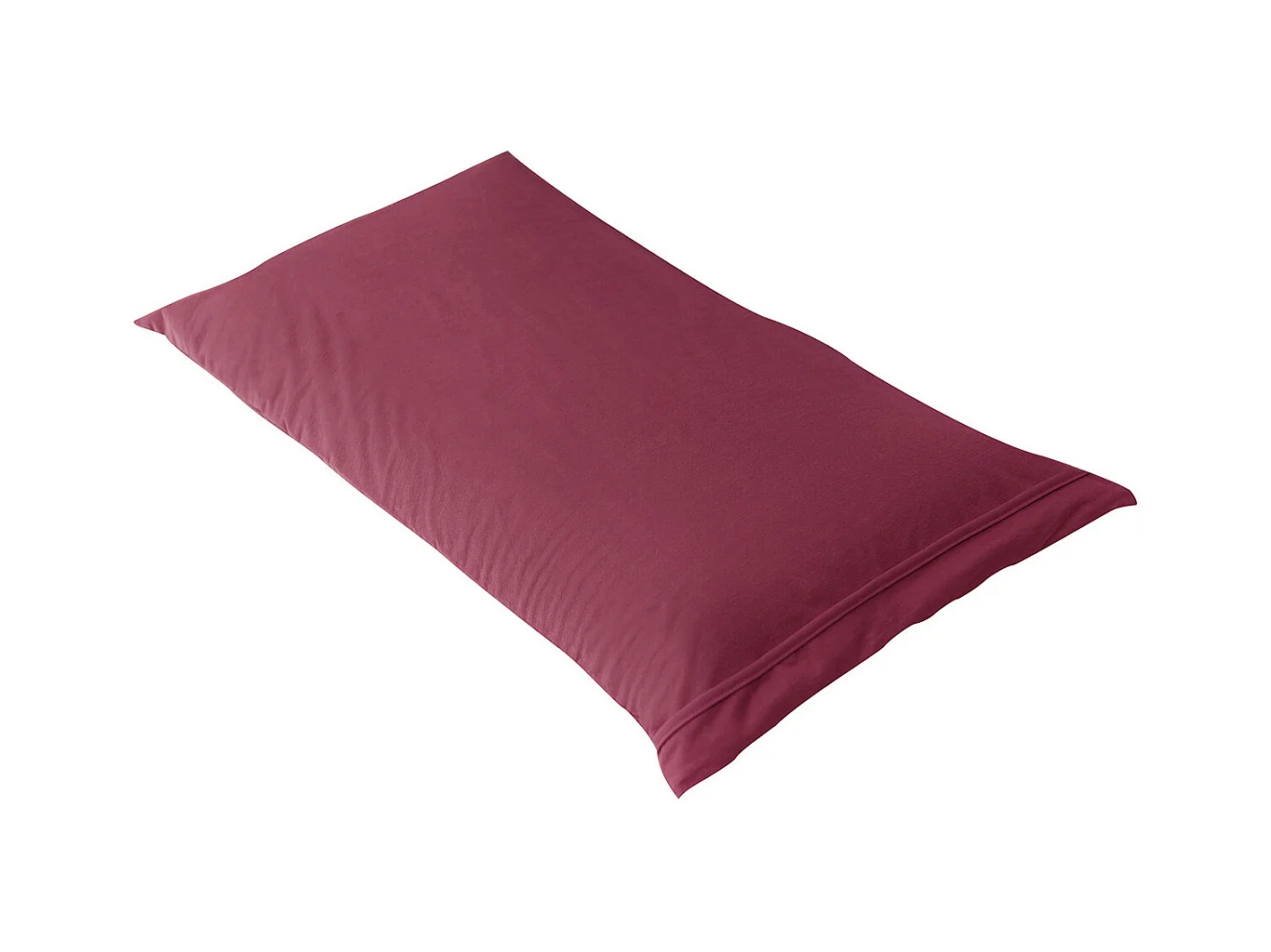 FRESH - Taie d'Oreiller 60x60cm Bordeaux Imperméable et Respirante