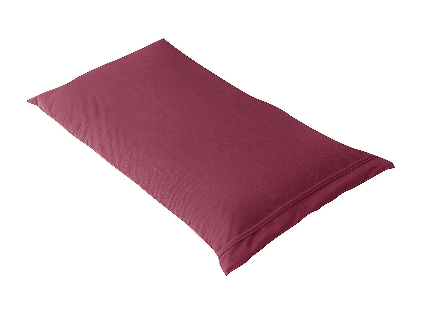 FRESH - Taie d'Oreiller 60x60cm Bordeaux Imperméable et Respirante
