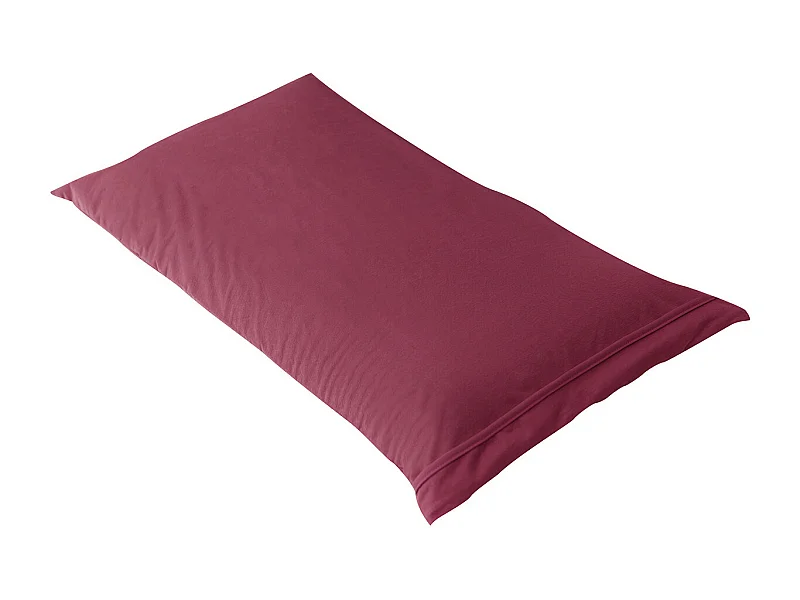 FRESH - Taie d'Oreiller 60x60cm Bordeaux Imperméable et Respirante