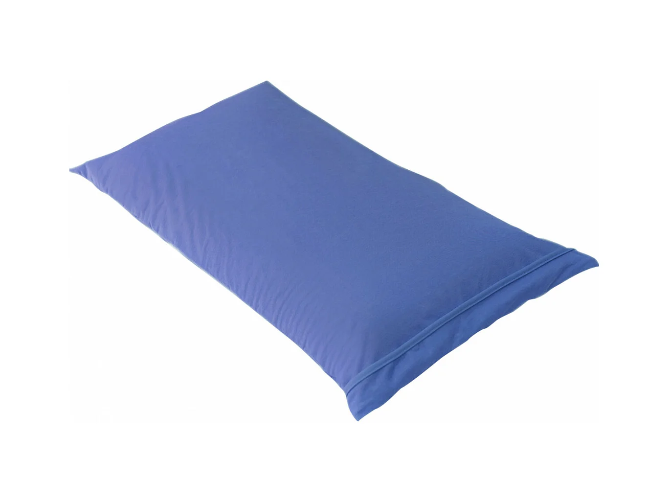 FRESH - Taie d'Oreiller 65x65cm Bleu Azur Imperméable et Respirante