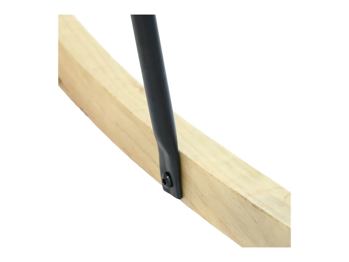 POHJA - Fauteuil à Bascule Gris Dossier Capitonné