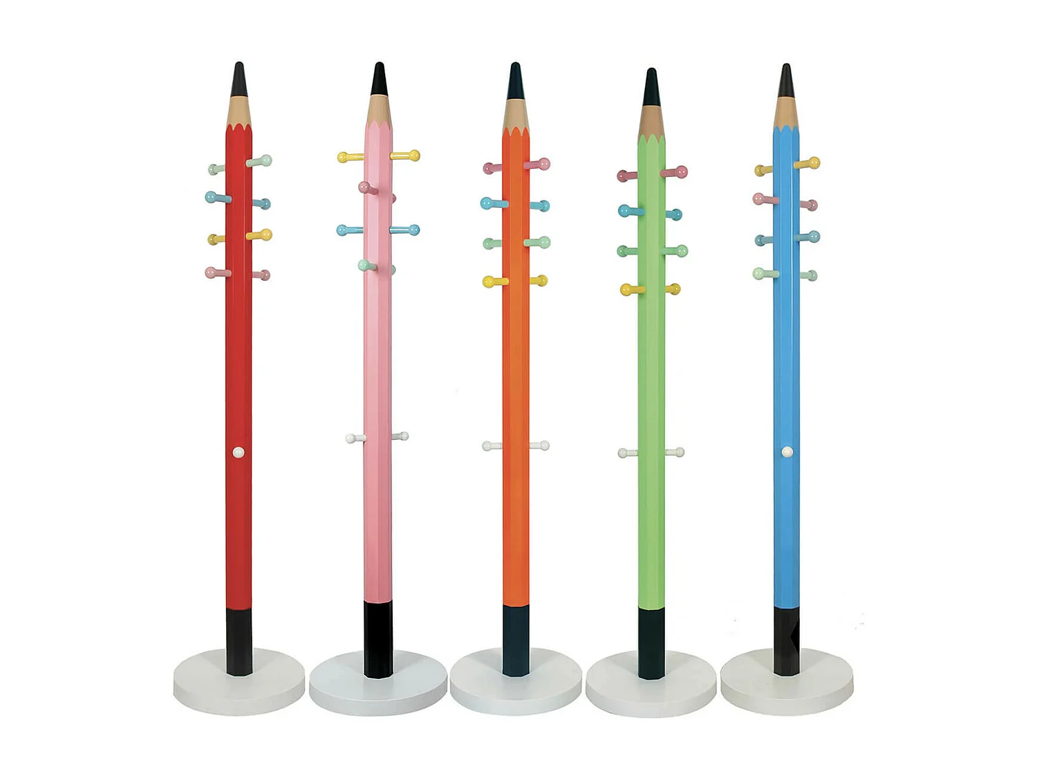 KIDS - Portemanteau 10 Patères Vert pour Enfant