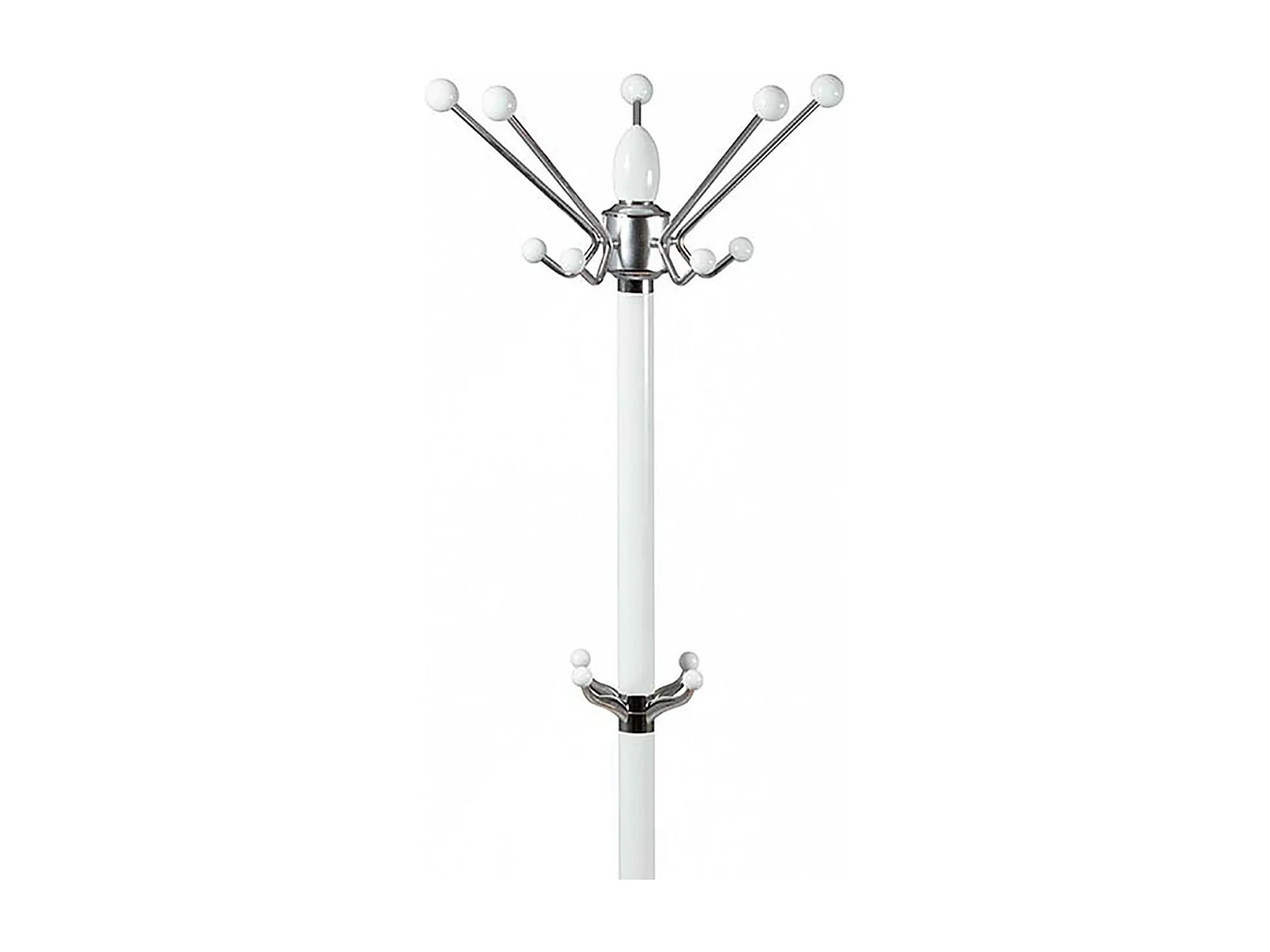 CANELLE - Portemanteau Bois Massif Teinté Blanc