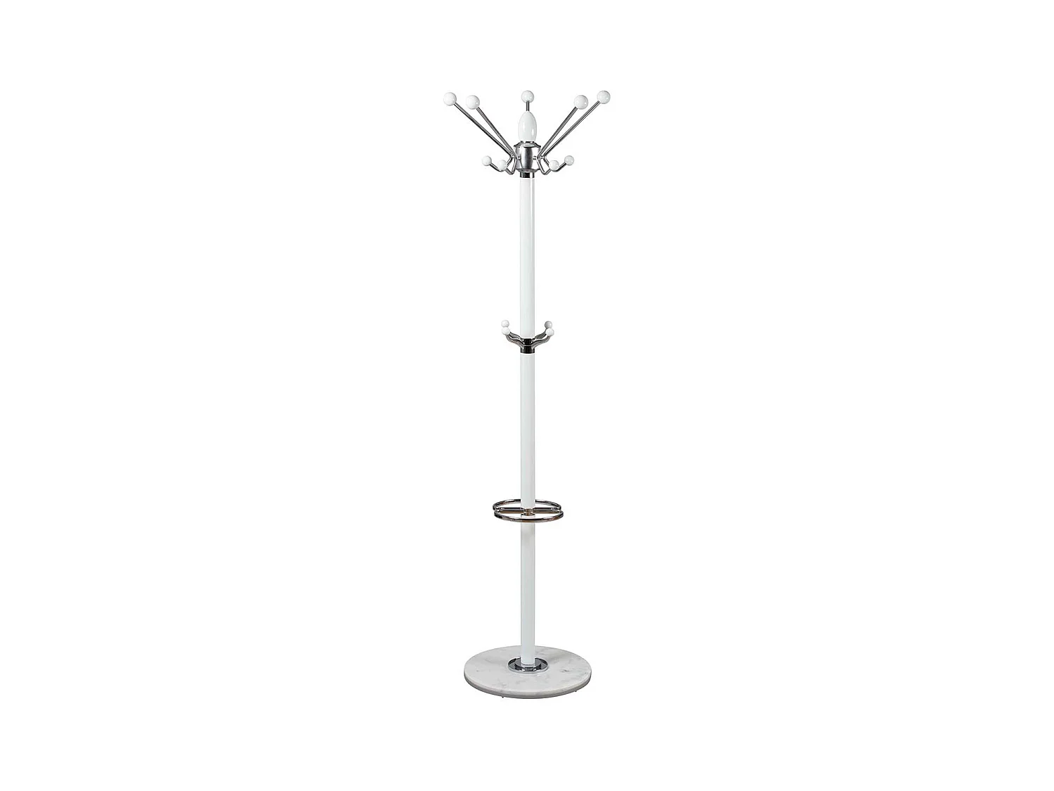 CANELLE - Portemanteau Bois Massif Teinté Blanc