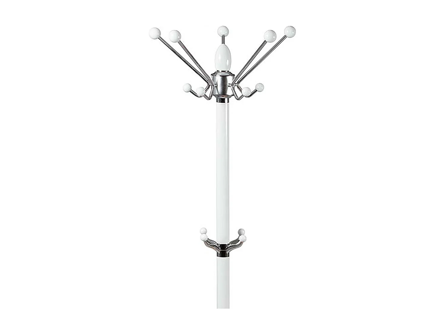 CANELLE - Portemanteau Bois Massif Teinté Blanc