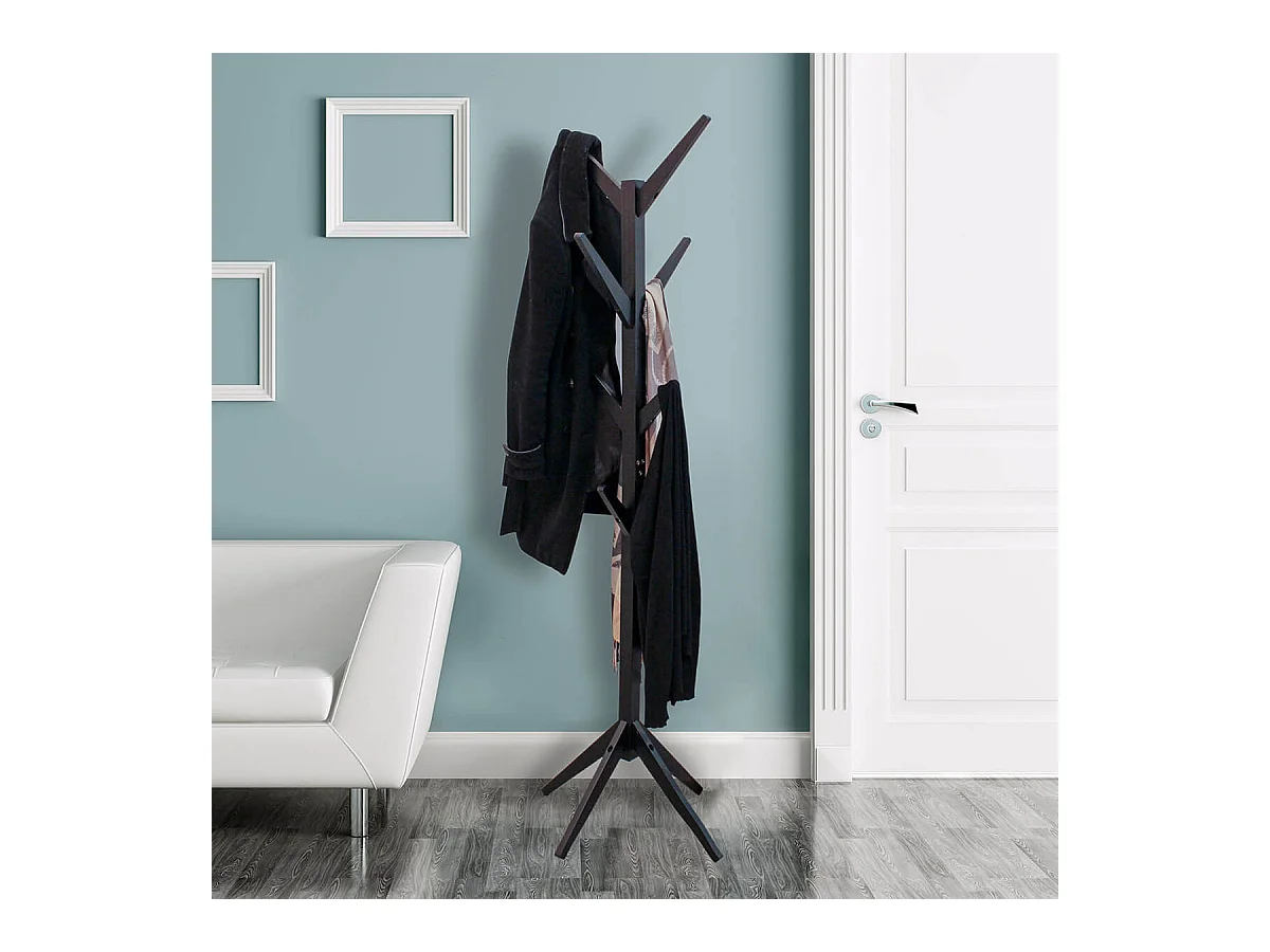 PAKITA - Portemanteau "Arbre" sur Pieds Noir