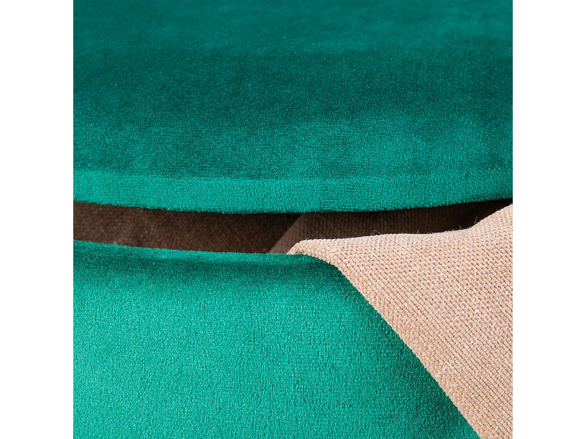 PRIYA - Pouf avec Coffre et Lanière Vert