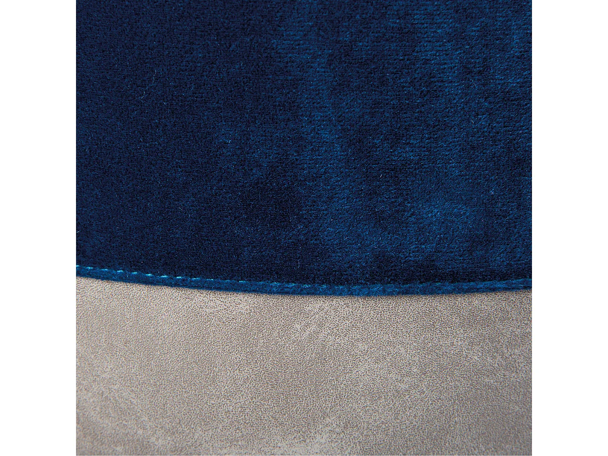 OPALE - Pouf avec Lanière Bleu et Gris