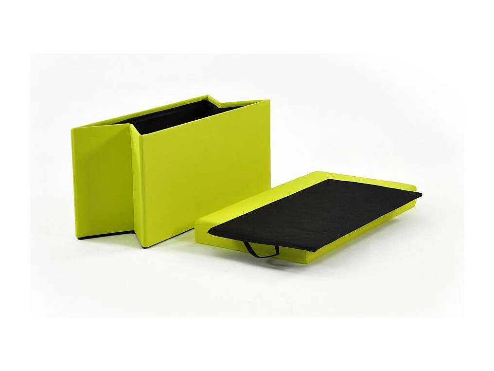 CUBA - Pouf Coffre Pliant Vert