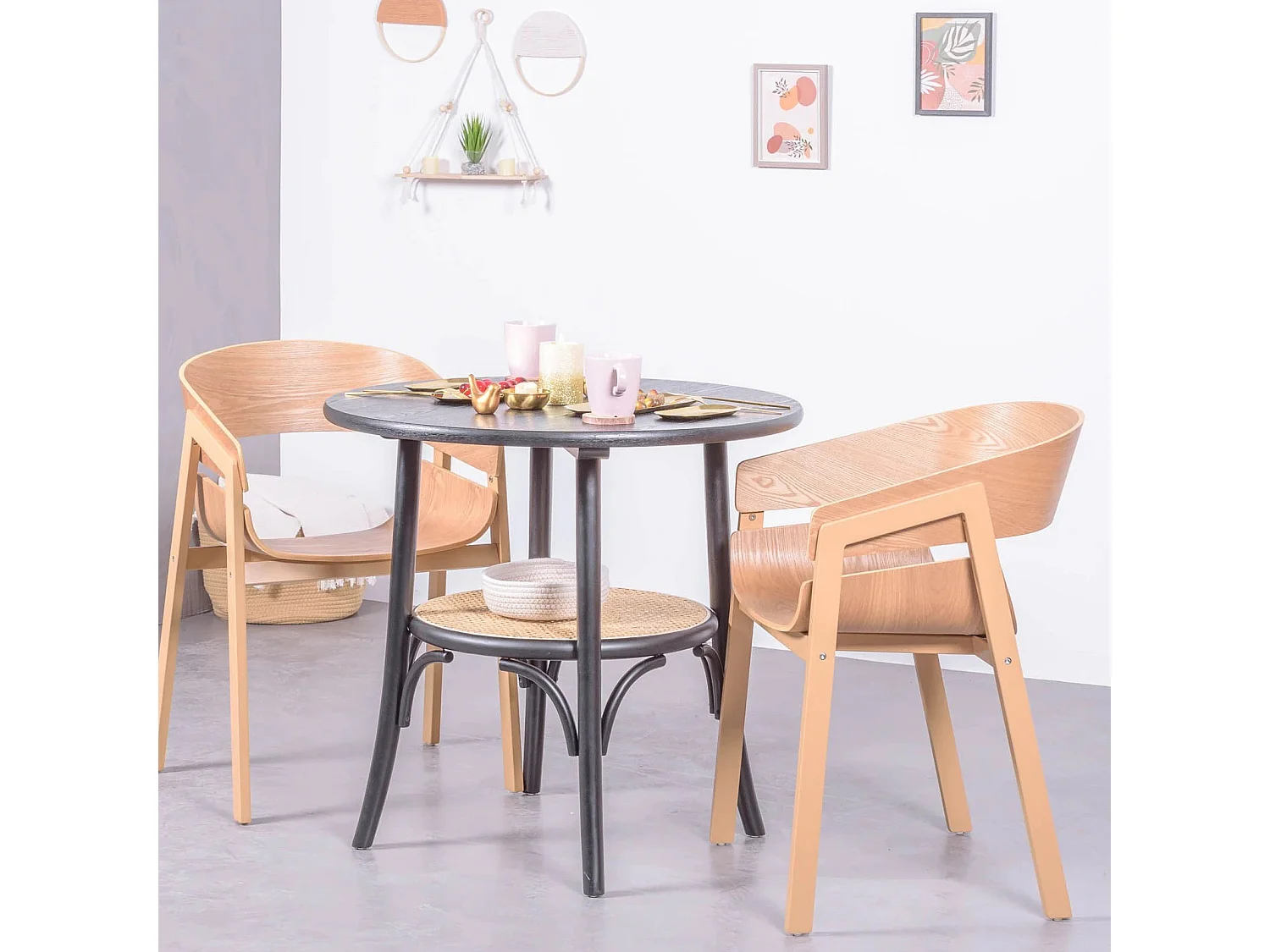 Chaise de salle à manger en bois de frêne naturel - Soho - Frêne naturel