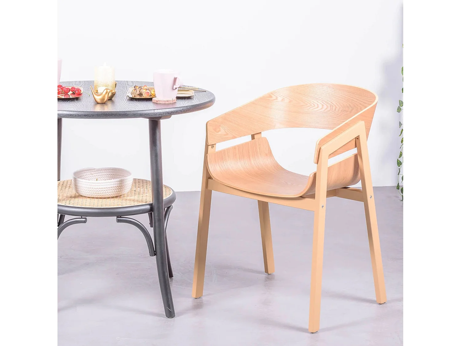 Chaise de salle à manger en bois de frêne naturel - Soho - Frêne naturel