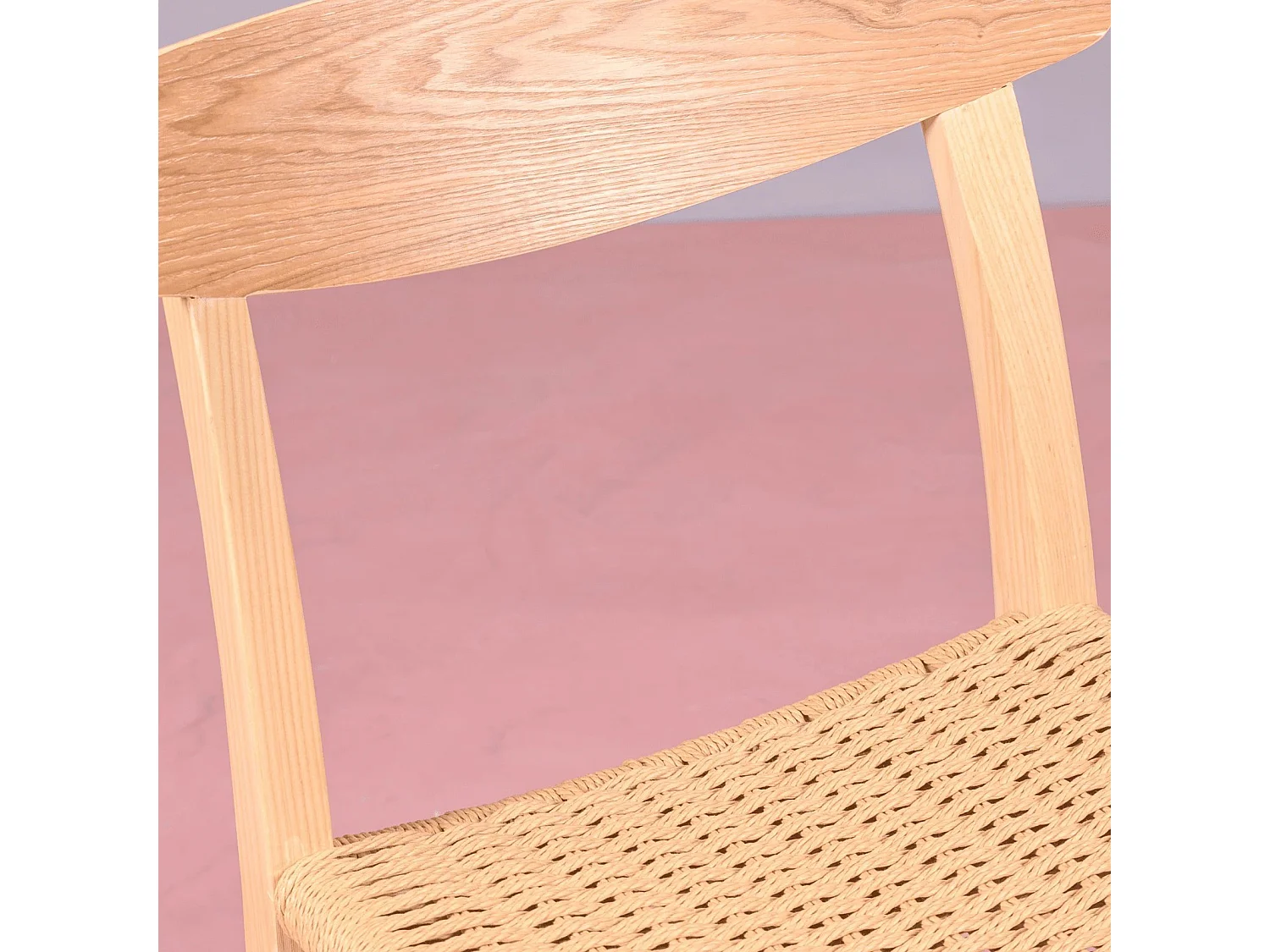 Chaise de salle à manger scandinave en bois de frêne - Liam - Frêne naturel