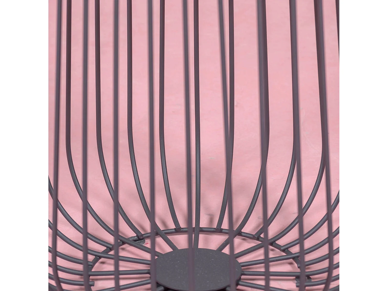 Table d'appoint ronde en acier adaptée à l'extérieur - Tanzania - Noir