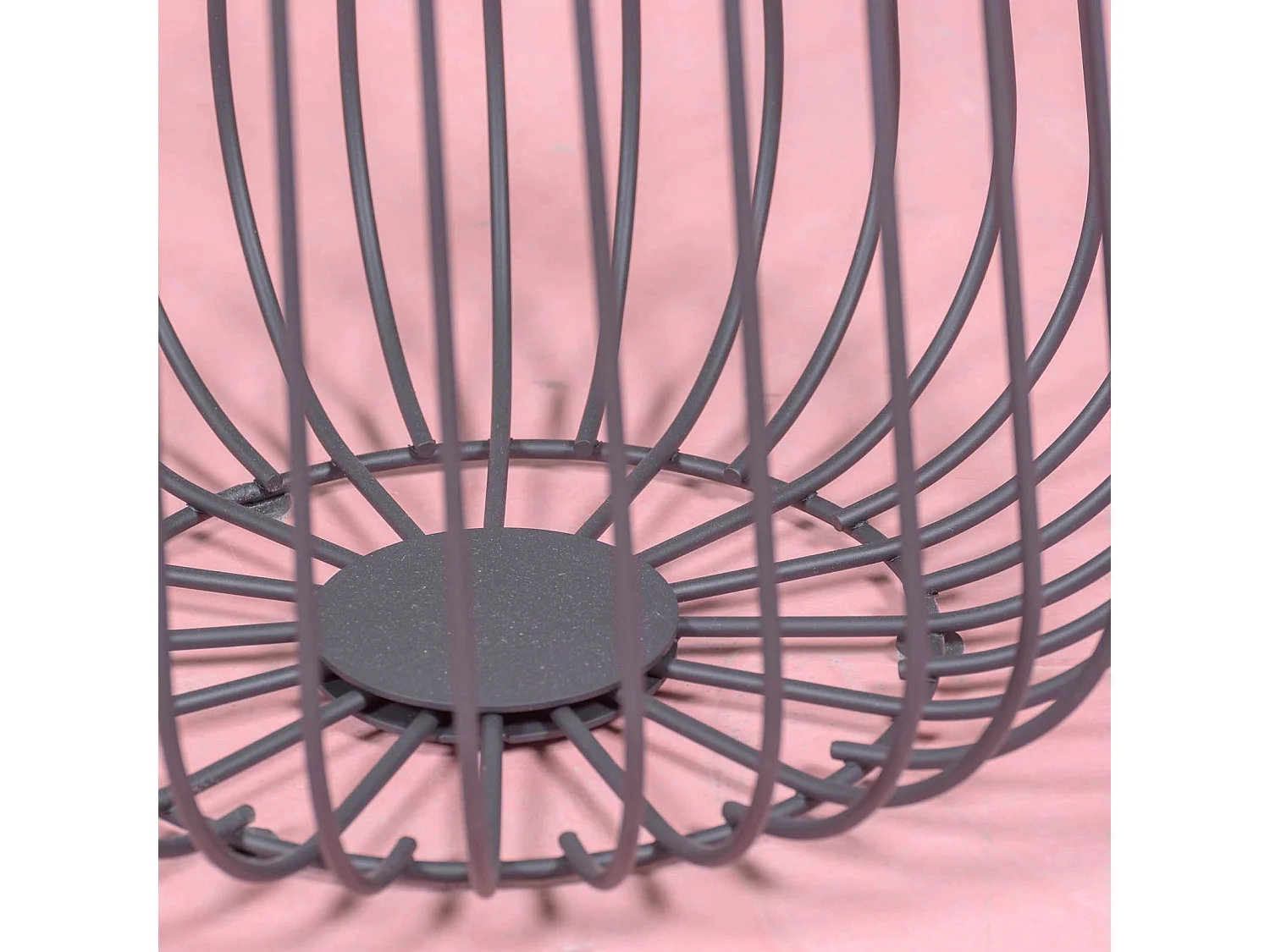 Runder Beistelltisch aus Stahl für den Außenbereich - Tanzania - Schwarz