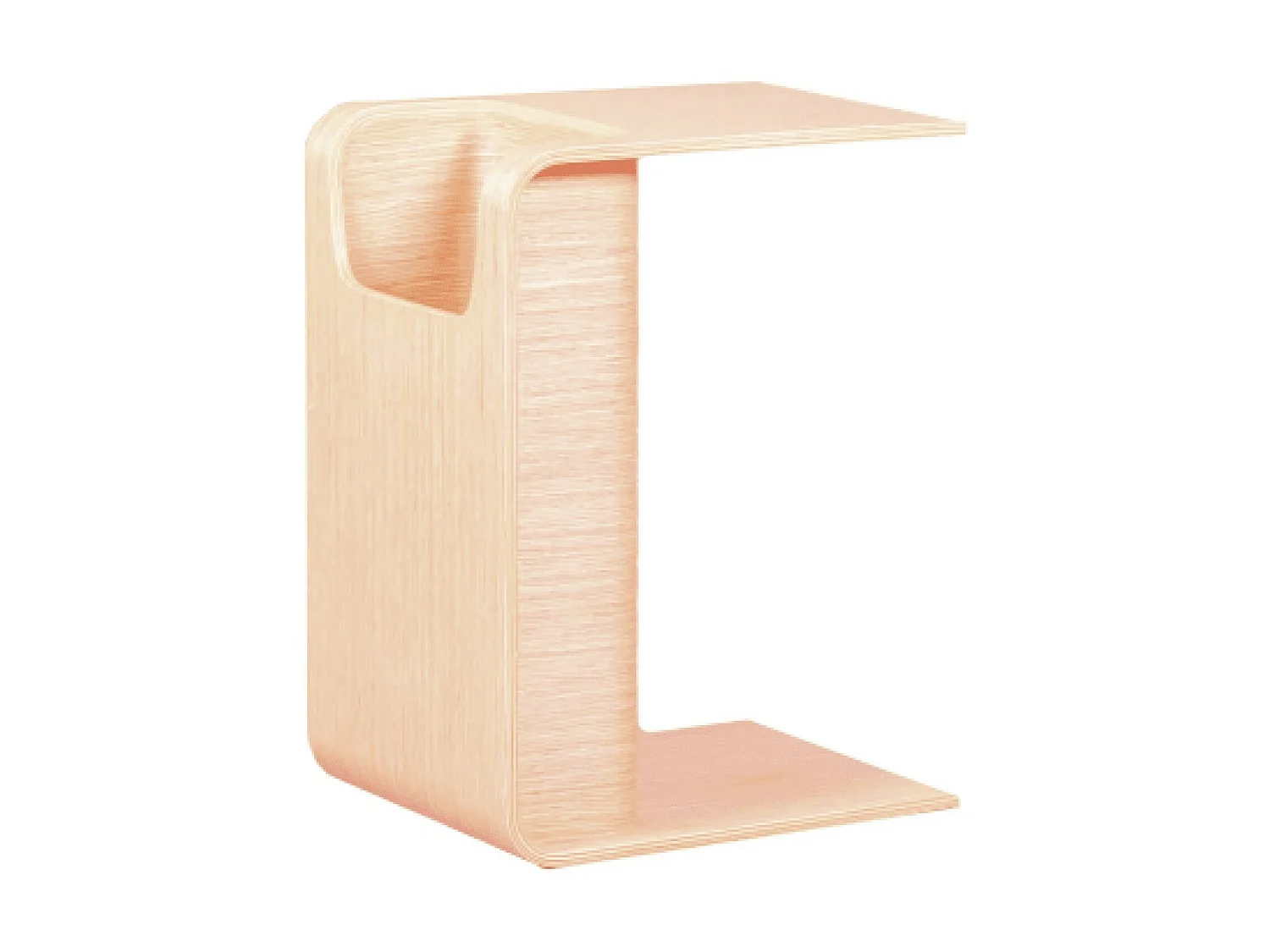 Design bijzettafel in essenhout - Liam - Natuurlijke as