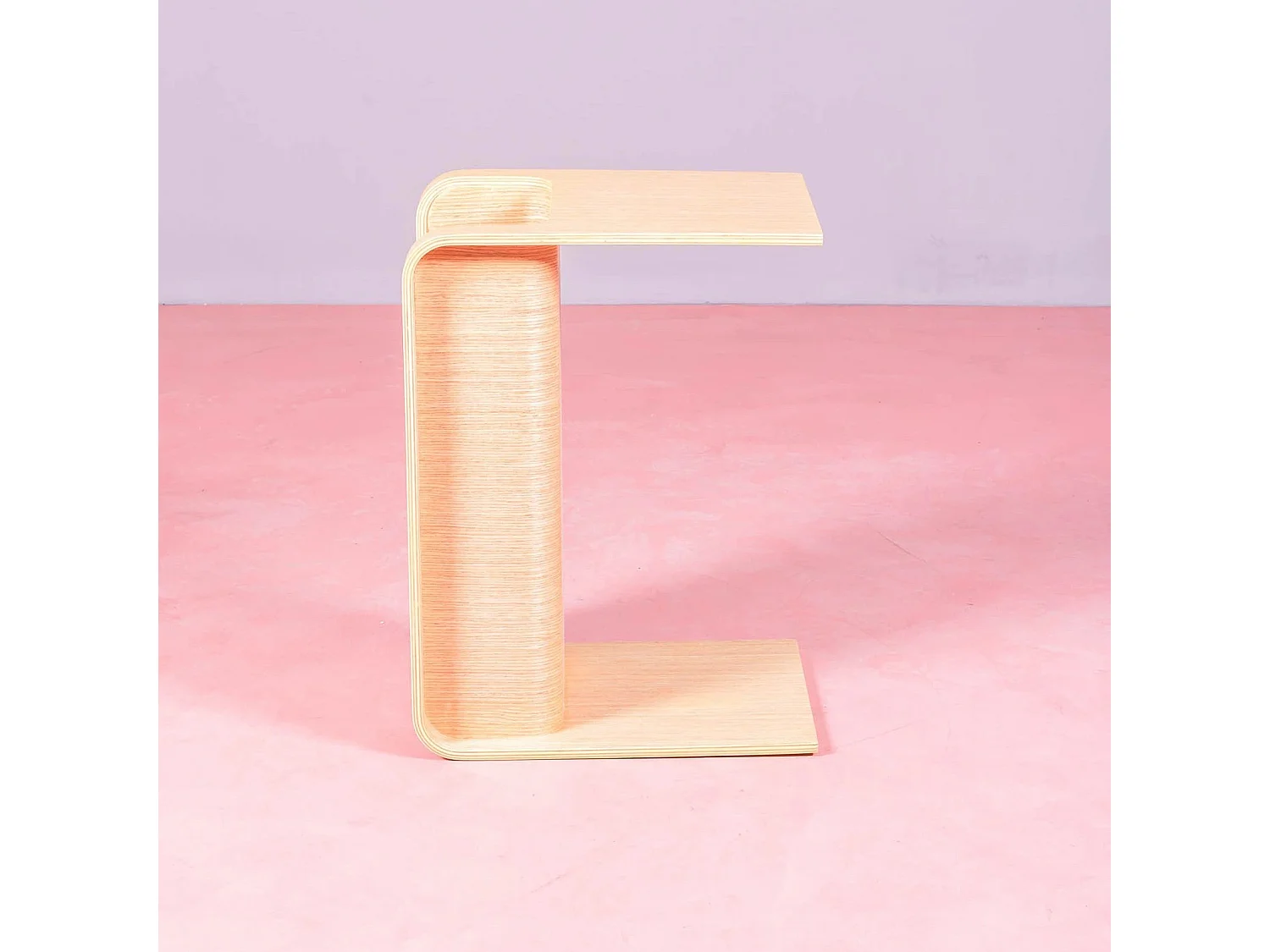 Design bijzettafel in essenhout - Liam - Natuurlijke as