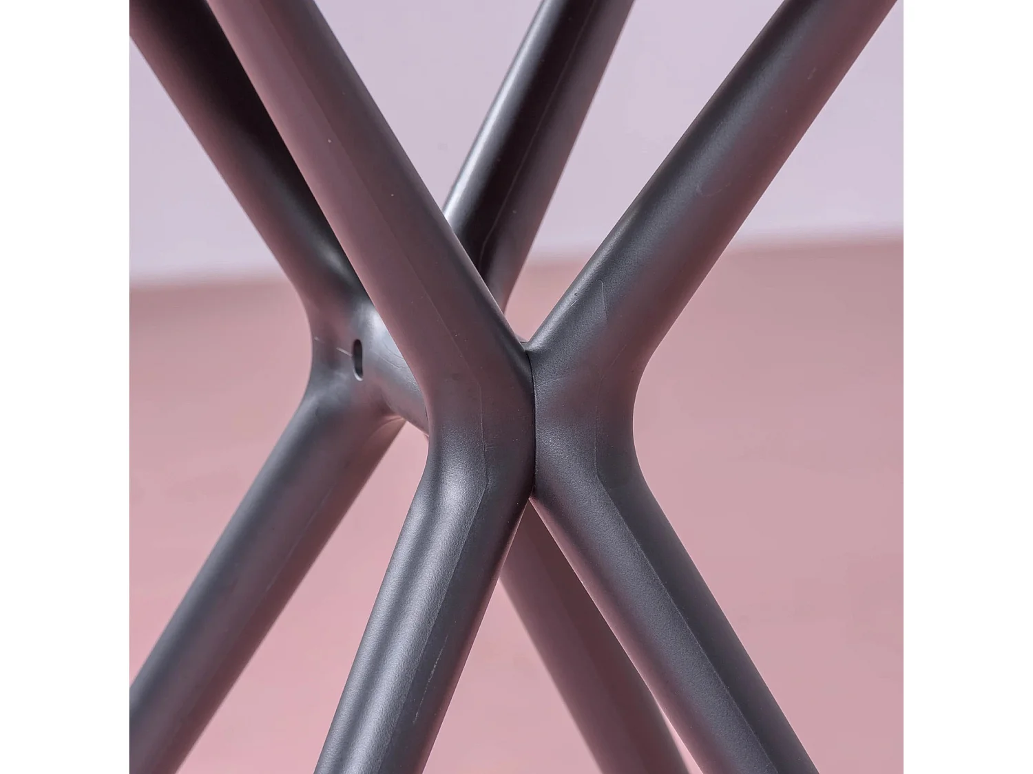 Table carrée en plastique parfaite pour l'extérieur - Dream - Noir