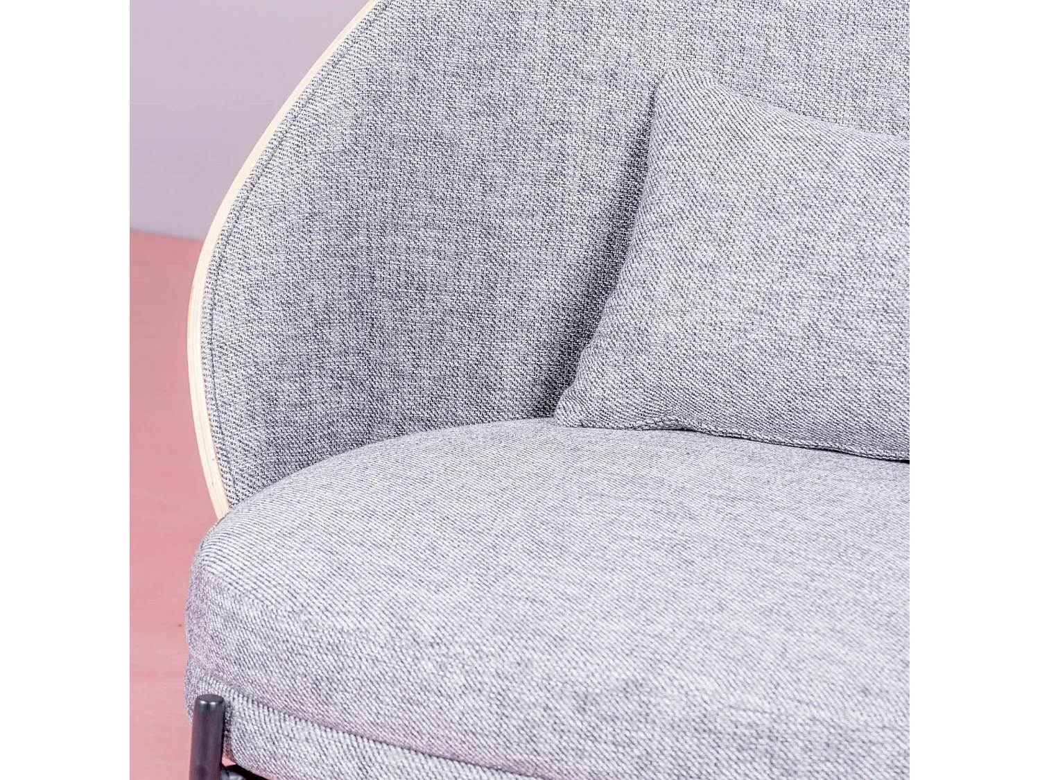 Fauteuil rustique en bois de frêne naturel - Earth - Gris