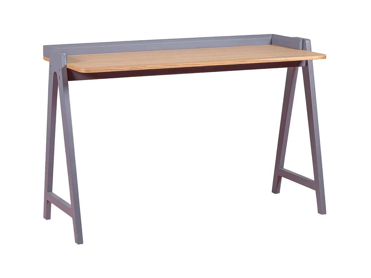 Minimalistischer Schreibtisch aus Holz - Pop - Grau