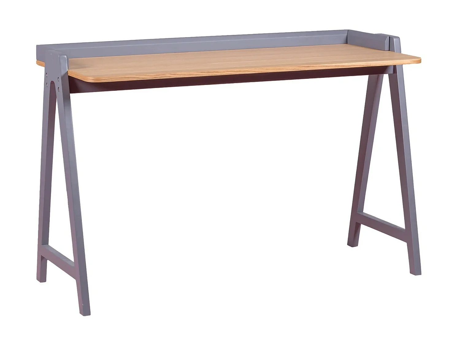 Minimalistischer Schreibtisch aus Holz - Pop - Grau