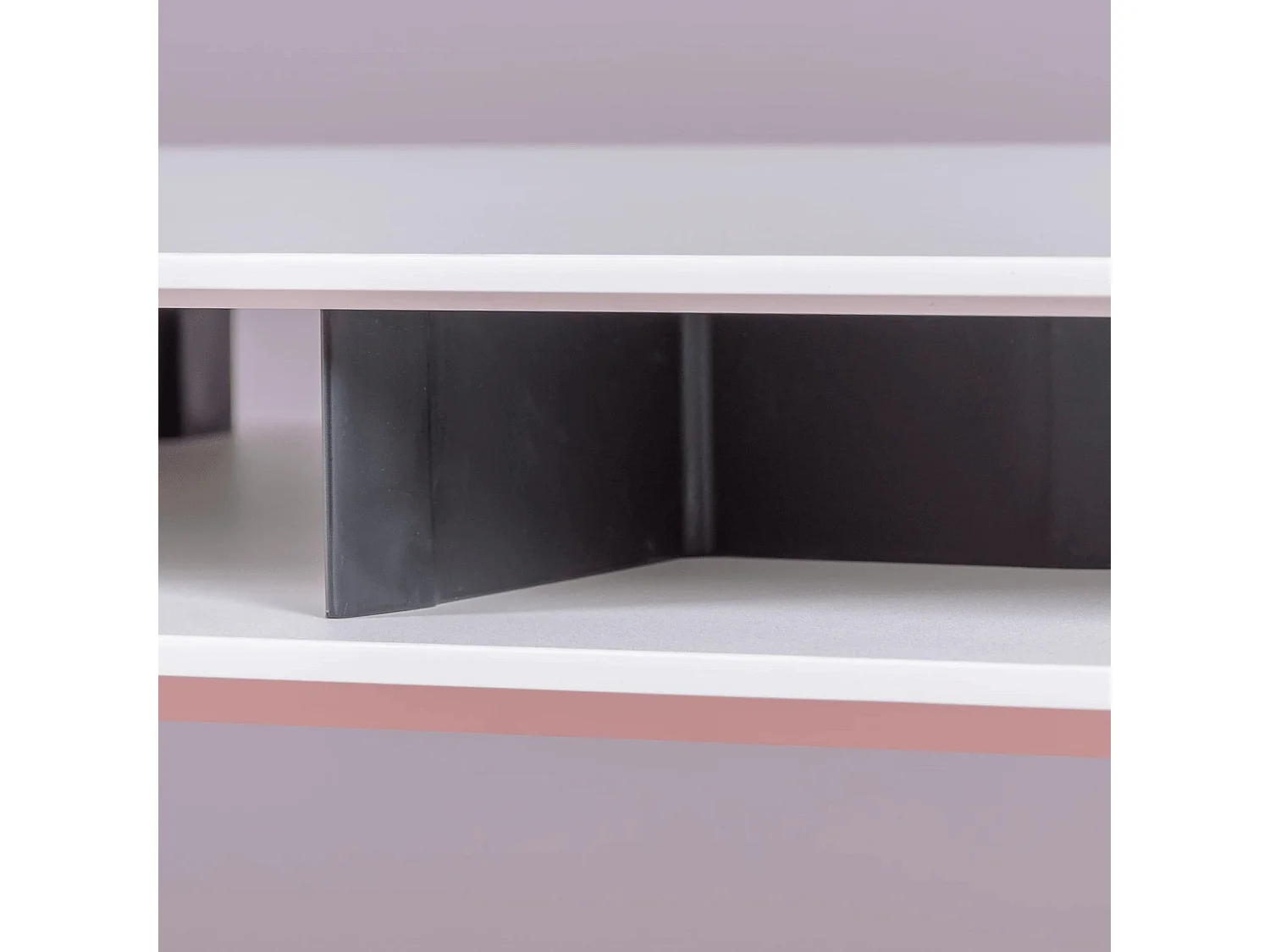 Scandinavische bureautafel in gelakt MDF (120x75) - Vancouver - Wit