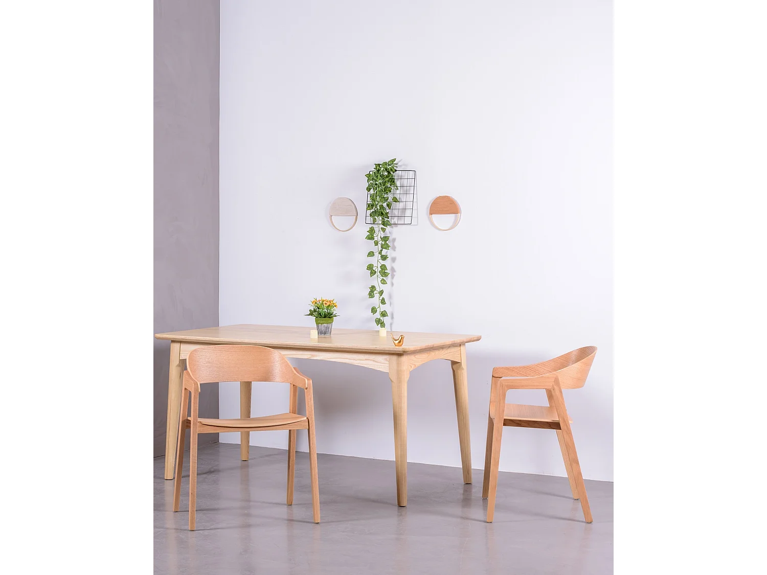 Scandinavische stoel in eikenhout met armleuningen - Soho - Eik