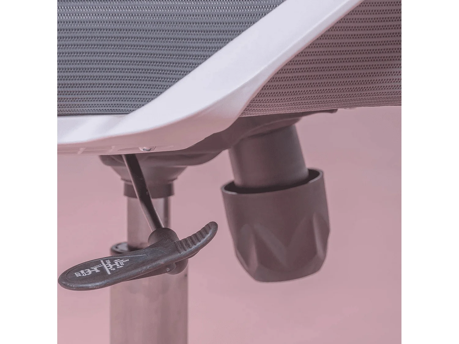 Ergonomischer Schreibtischstuhl aus atmungsaktivem mesh und verstellbarer Kopfstütze - Mesh - Dunkelgrau