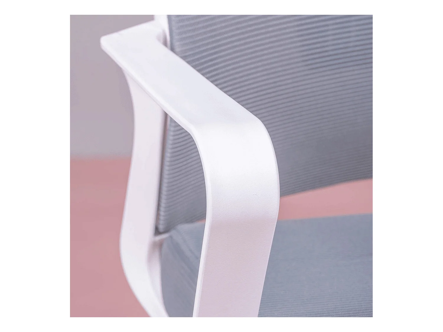 Silla de escritorio ergonómica en malla transpirable y reposacabezas ajustable - Mesh - Gris Oscuro