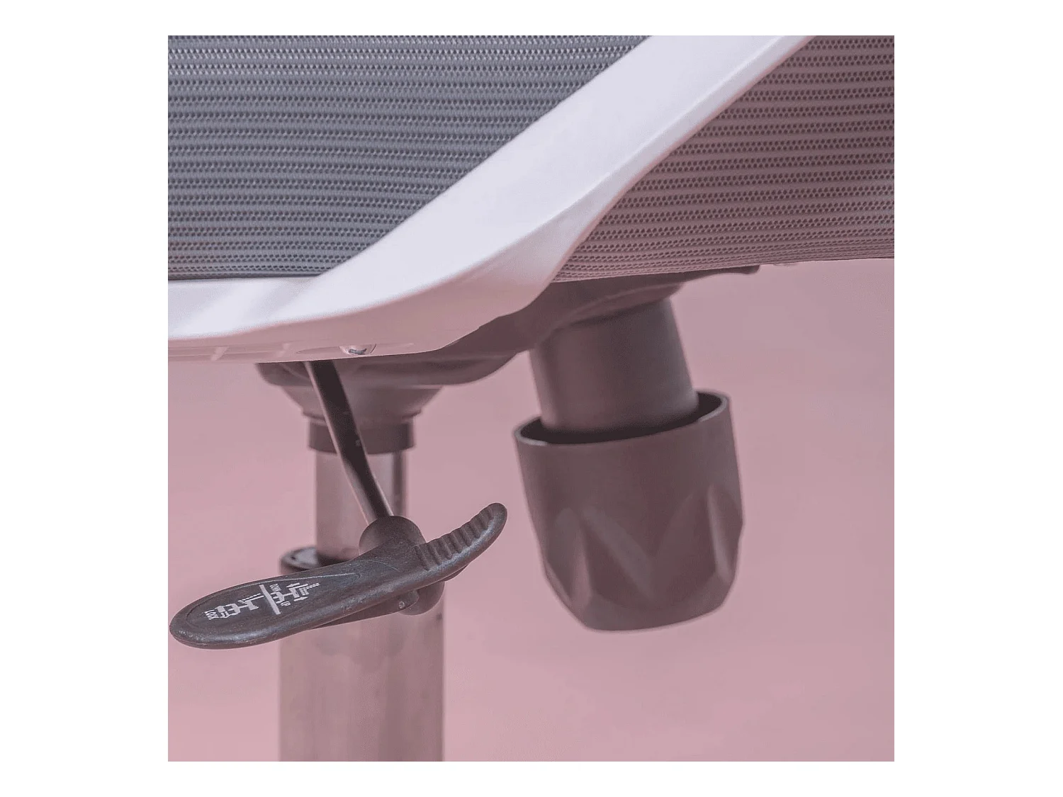 Silla de escritorio ergonómica en malla transpirable y reposacabezas ajustable - Mesh - Gris Oscuro