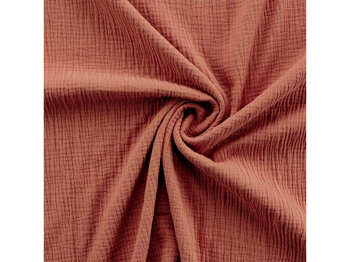 Parure de Lit 3 Pièces "Angelia" 240x220cm Terracotta