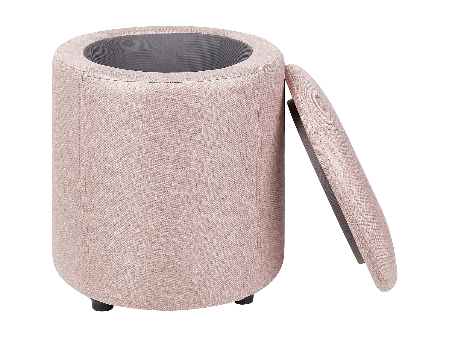 Poef met opbergruimte MARYLAND Roze 38 cm 38 cm 40 cm