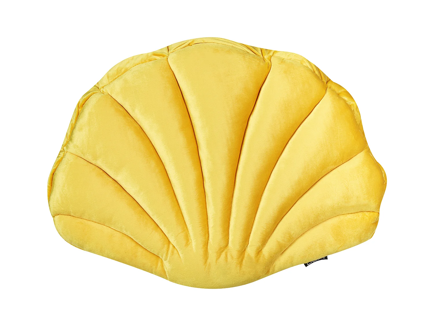 Coussin CONSOLIDA Velours 47 x 35 cm Jaune Unicolore