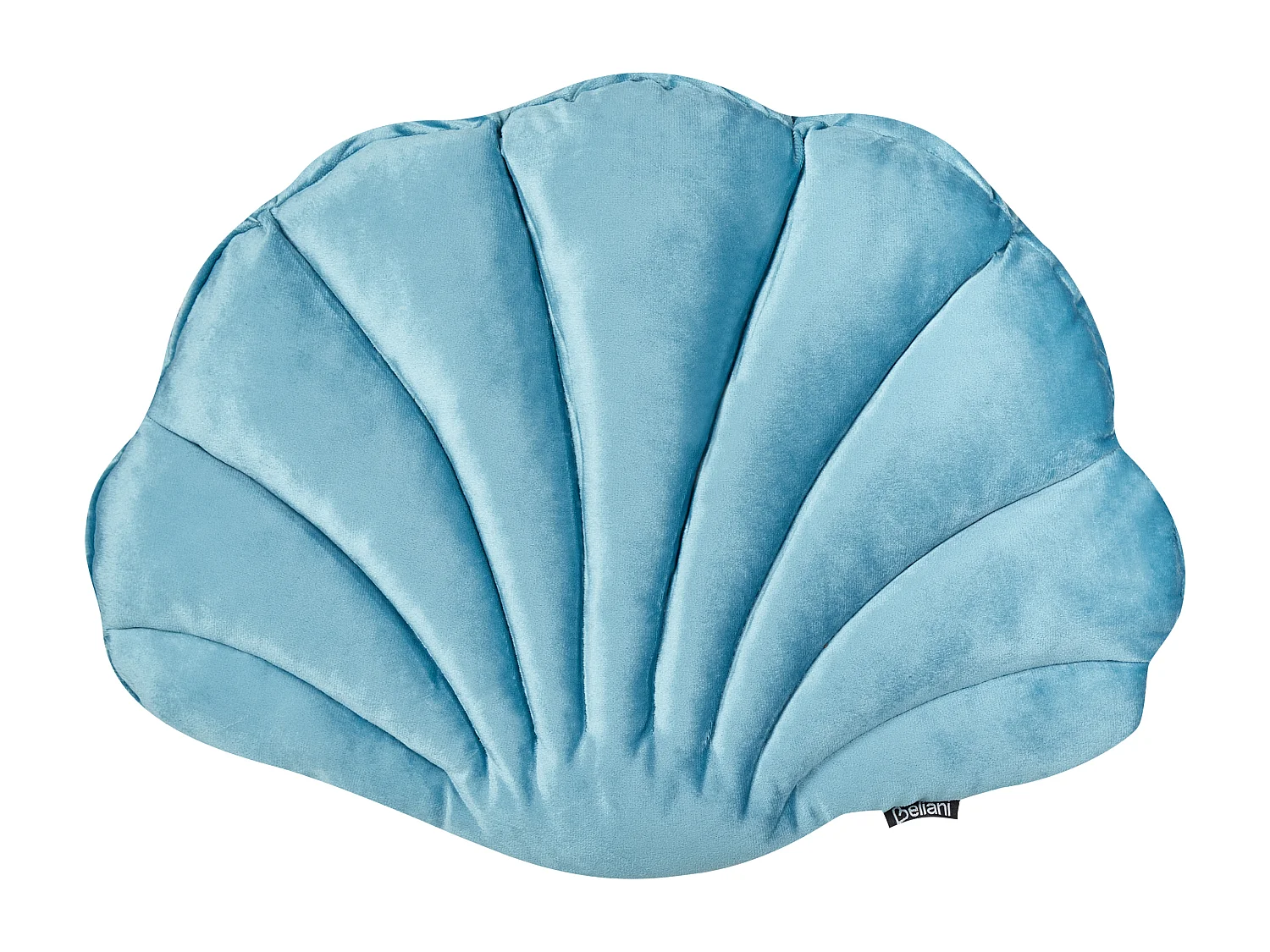 Set van 2 decoratieve kussens CONSOLIDA Fluweel 47 x 35 cm Lichtblauw Effen