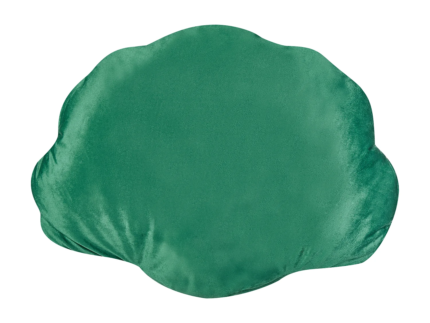 Set di 2 cuscini CONSOLIDA Velluto 47 x 35 cm Verde smeraldo Tinta unita