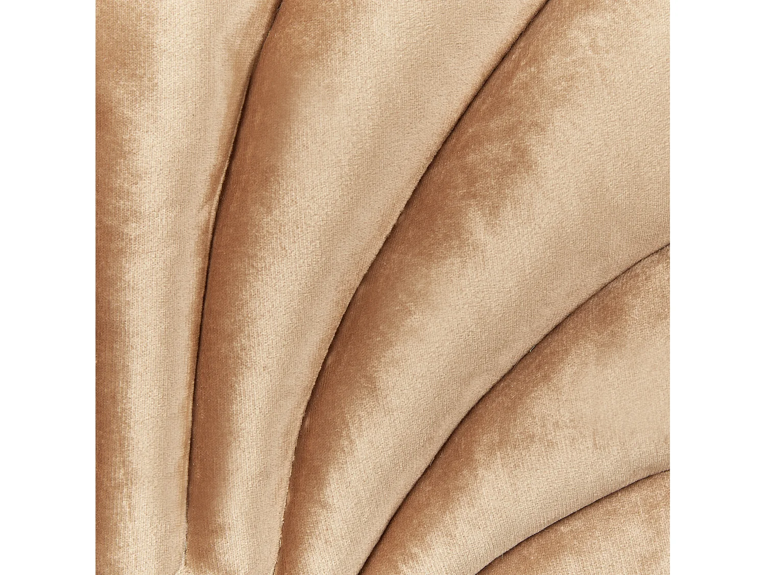 Set of 2 Decorative Cushions CONSOLIDA Velvet 47 x 35 cm Sand Beige Solid