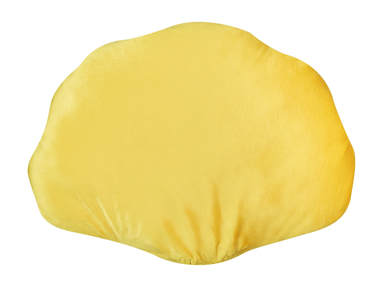 Zestaw 2 poduszek dekoracyjnych CONSOLIDA Welur 47 x 35 cm Żółty Jednolity