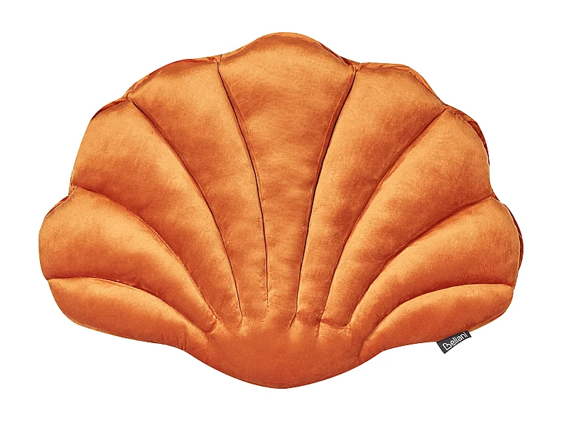 Coussin CONSOLIDA Velours 47 x 35 cm Orange Unicolore