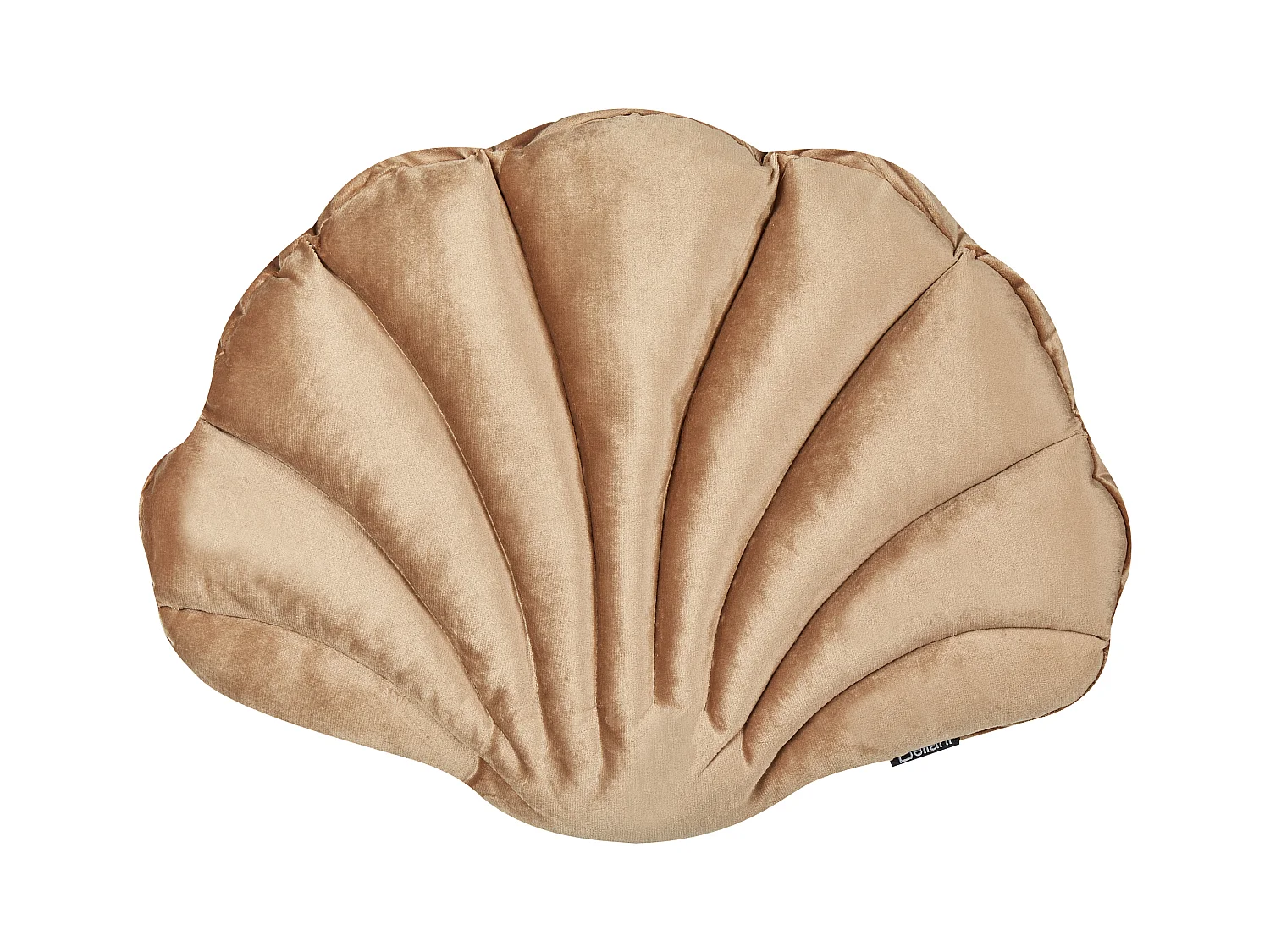 Coussin CONSOLIDA Velours 47 x 35 cm Beige sable Unicolore