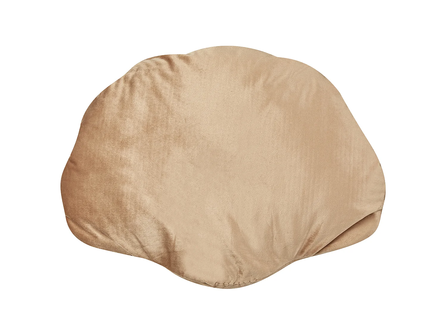 Coussin CONSOLIDA Velours 47 x 35 cm Beige sable Unicolore