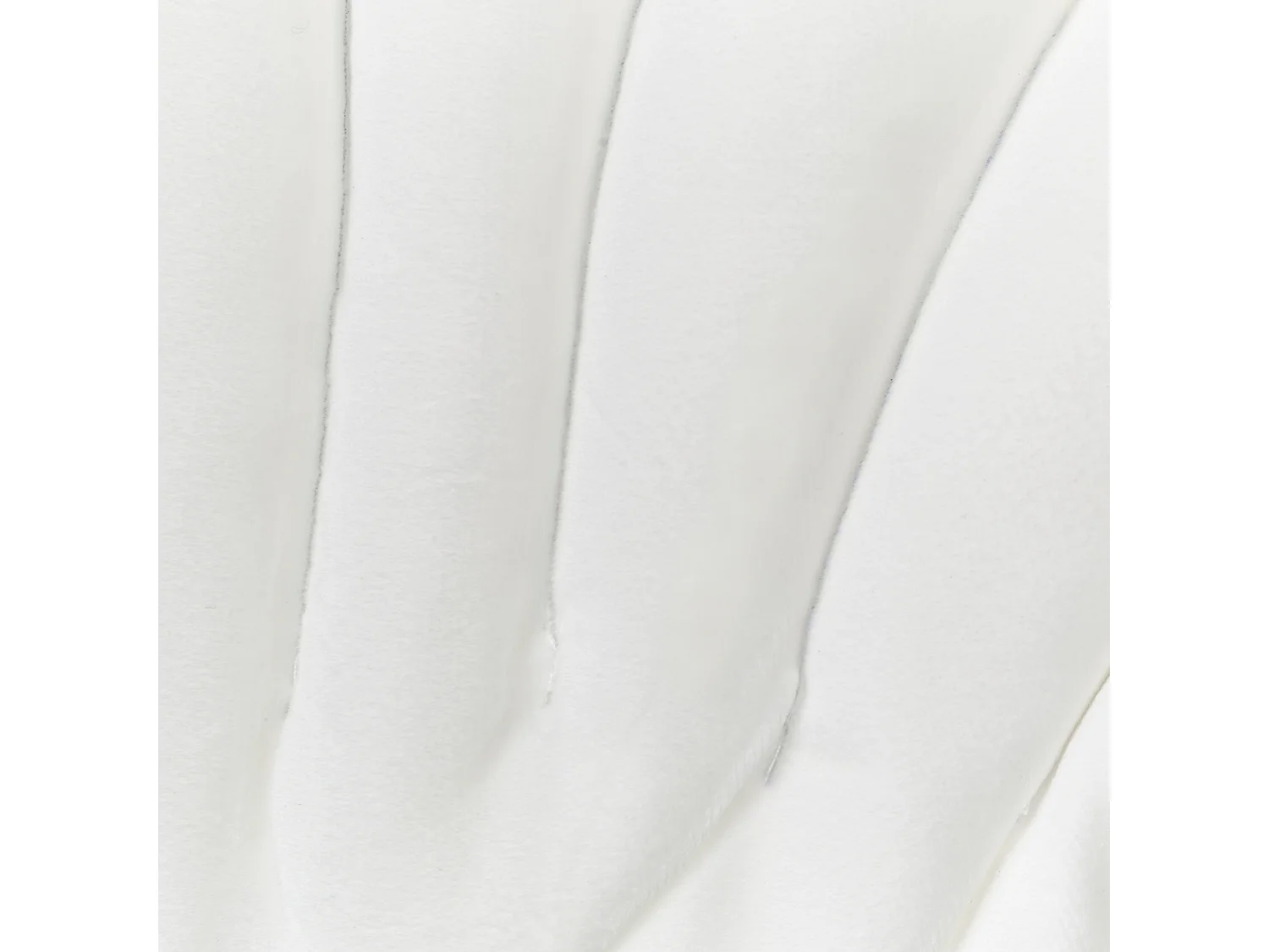 Lot de 2 coussins décoratifs CONSOLIDA Velours 47 x 35 cm Blanc cassé Unicolore