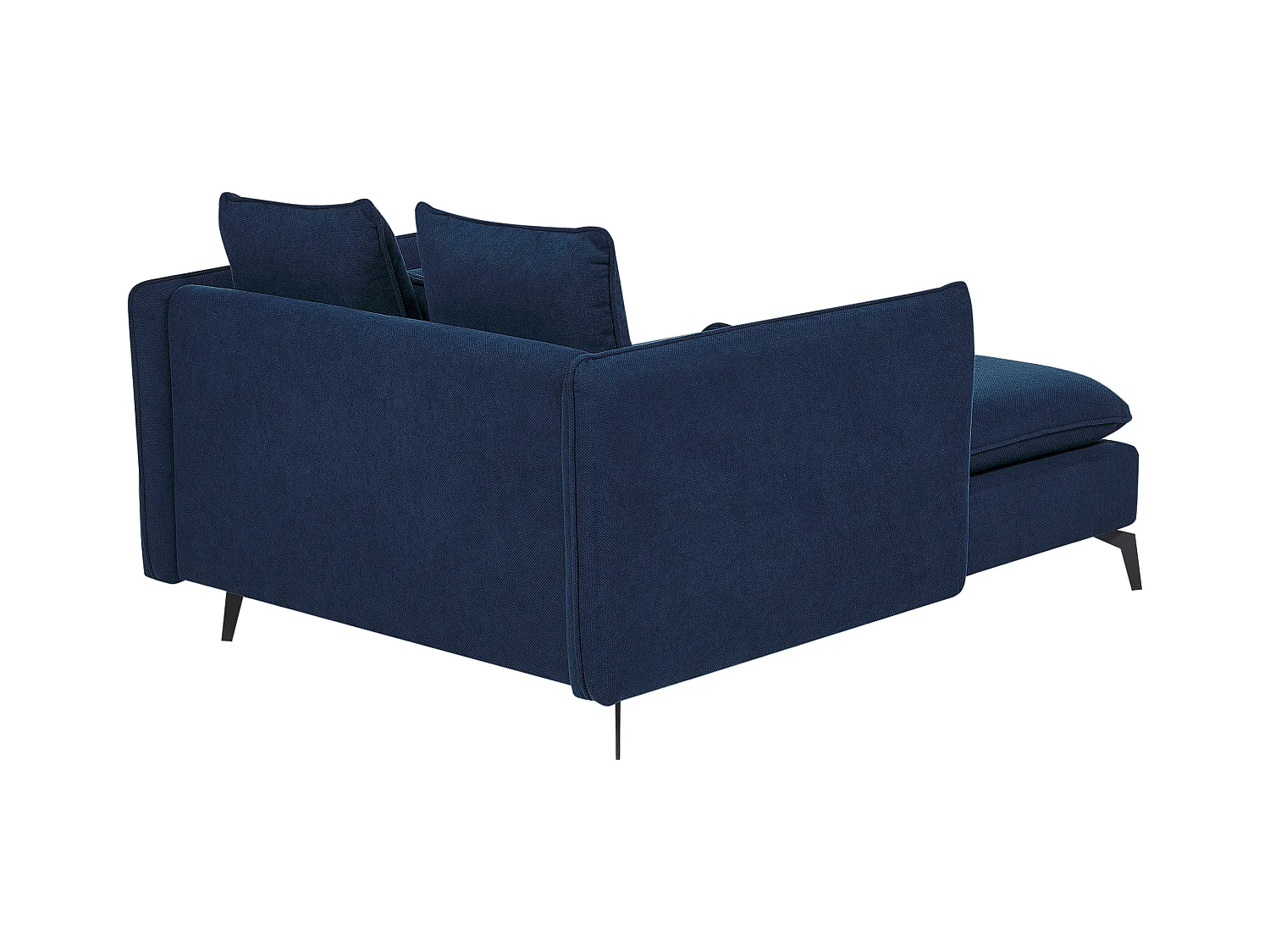 Chaise longue CHARMES Tissu Bleu marine