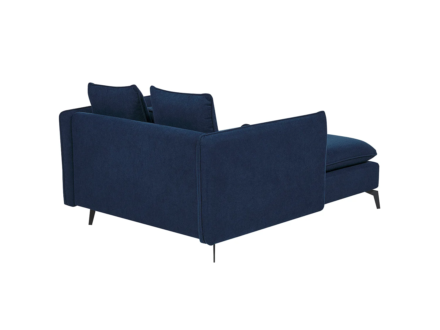 Chaise longue CHARMES Tissu Bleu marine