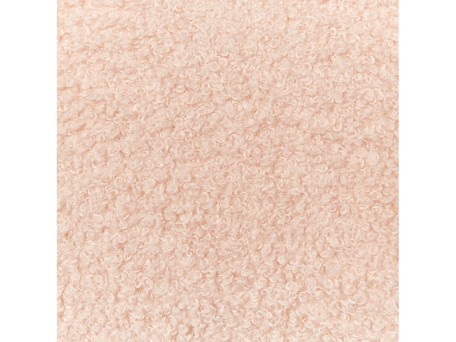 Dekokissen 2er Set HESPERIS Bouclé Pastellrosa Ohne Muster