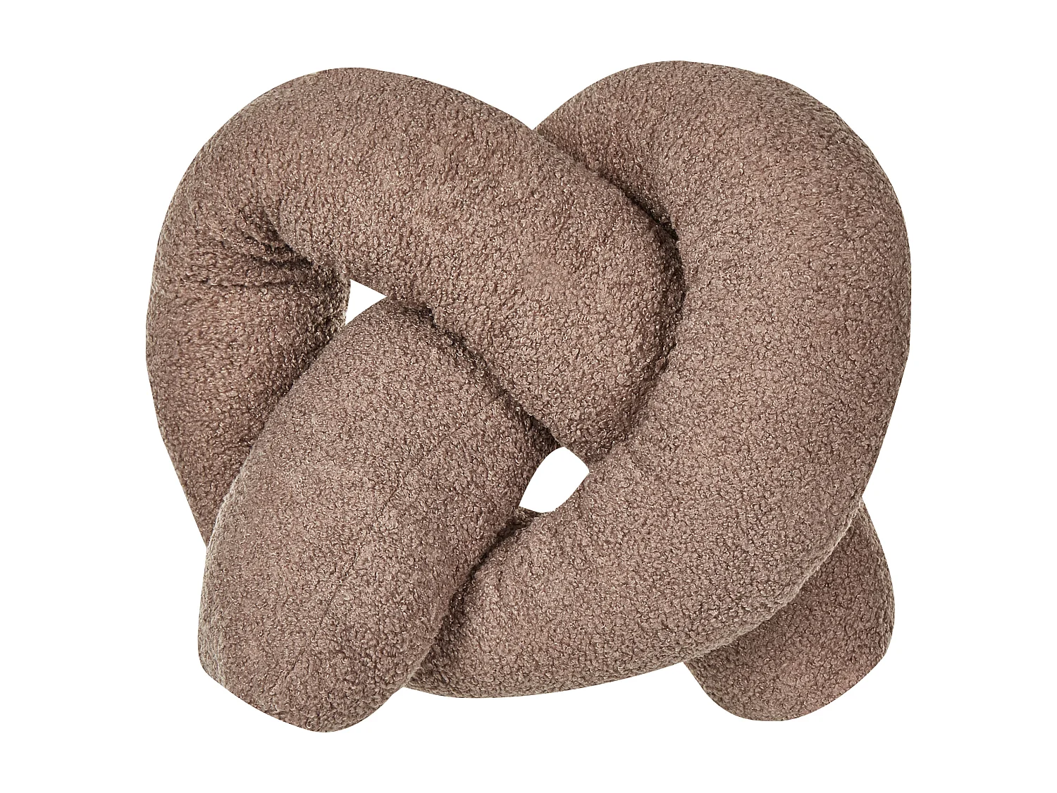 Dekokissen GLADIOLUS Bouclé 172 x 14 cm Braun Ohne Muster