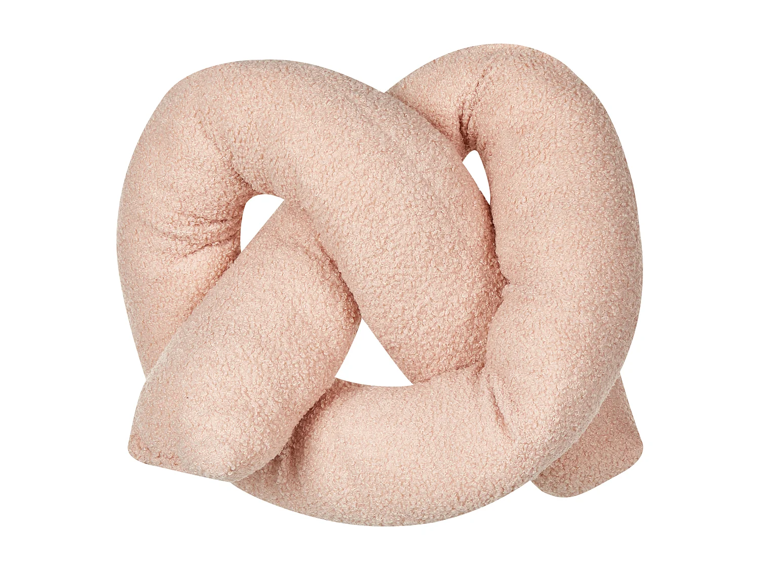 Dekokissen 2er Set GLADIOLUS Bouclé 172 x 14 cm Rosa Ohne Muster