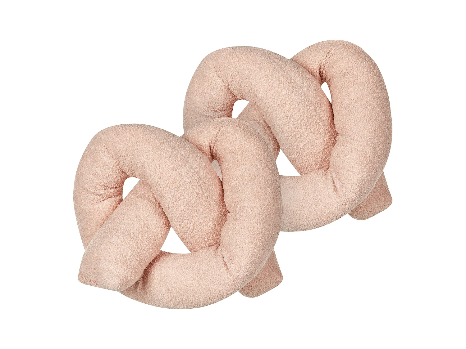 Set di 2 cuscini GLADIOLUS Bouclé 172 x 14 cm Rosa Tinta unita